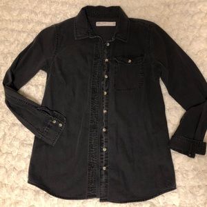 ASOS faded black button down